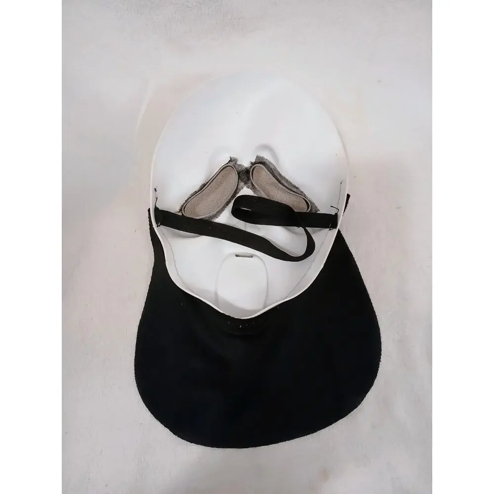 90s Easter Unlimited Inc‎ HN Ghostface Mask wo shroud Flexible Vintage Halloween